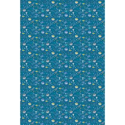 Bastelkarton mit Christlichen Motiven - Blau A4