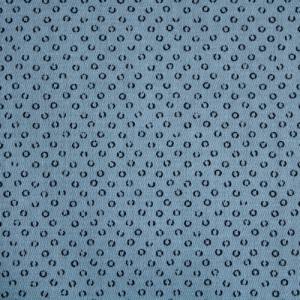 15,70 EUR/m Dirndl-Stoff Pünktchen schwarz auf hellblau Baumwollsatin Bild 3
