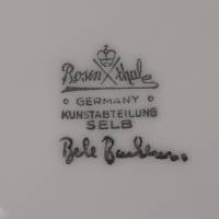 Vintage Rosenthal Bele Bachem Apfelernte Porzellan Sammel Teller handbemalt 50er Jahre Bild 3