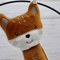 Personalisiertes Kuscheltier Greifling Fuchs mit Namen Plüschtier personalisiertes Plüschtier mit Namen Stofftier Fox Bild 6