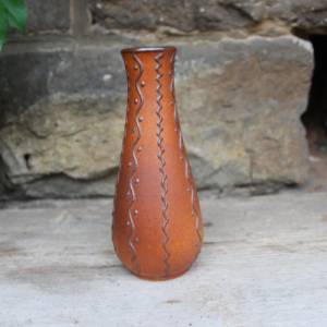 VEB Bischofswerda Vase 17 cm Lausitzer Keramik 60er Jahre DDR GDR Bild 1
