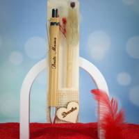 Kugelschreiber Beste Mama Muttertags Geschenk Kugelschreiber aus Bambus personalisiert Bild 1