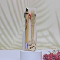 Kugelschreiber Beste Mama Muttertags Geschenk Kugelschreiber aus Bambus personalisiert Bild 2