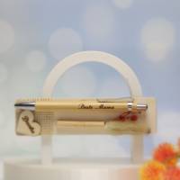 Kugelschreiber Beste Mama Muttertags Geschenk Kugelschreiber aus Bambus personalisiert Bild 6