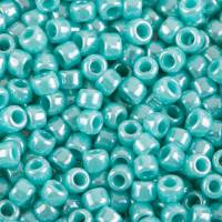 TR-11-132 Opaque Lustered Turquoise 2,2mm TOHO 11/0 Rocailles 10g Bild 1
