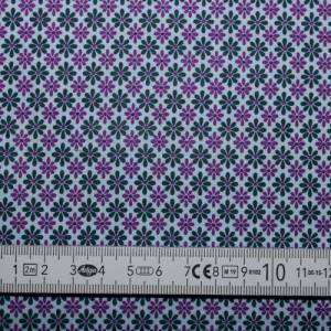 15,70 EUR/m Dirndl-Stoff Blümchen auf hellgrau Baumwollsatin Bild 9
