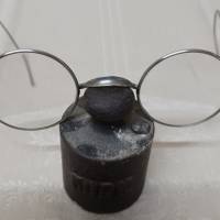 Alte Original Nickelbrille -  Reiterbrille um 1920 Bild 1