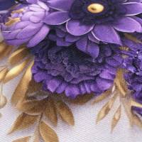 Canvas Panel, 25x25 cm, Purple Flower Bild 4