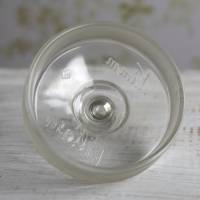 alter Glasdeckel Villosa mit geschliffenem Rand Vorratsglas Bild 5