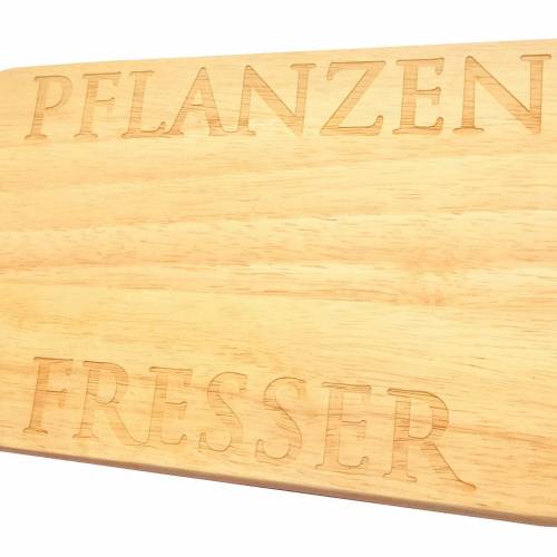 Frühstücksbrett Brotbrett Pflanzenfresser Vesperbrett - super Geschenk für Veganer