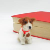 Lesezeichen Jack Russell Terrier - bewacht das Buch seiner Besitzer, witziges Lesezeichen für Hundefreunde Bild 1