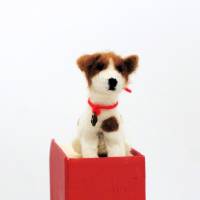 Lesezeichen Jack Russell Terrier - bewacht das Buch seiner Besitzer, witziges Lesezeichen für Hundefreunde Bild 3