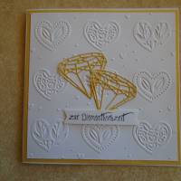 Hochzeitskarte  Diamanthochzeit Glückwunschkarte Grusskarte Hochzeit  Diamanten(Papier) 60 Jahre Bild 2