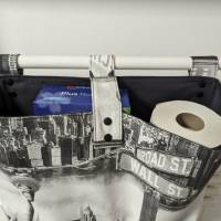 Utensilo "New York " Badetasche Heizungstasche Badheizung kleines Bad Handtuchtasche Toilettenpapier Aufbewahrun Bild 3