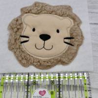 Löwe Lion Applikation Patch zum Annähen Aufbügeln für Schultüte & co. Bild 2