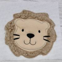 Löwe Lion Applikation Patch zum Annähen Aufbügeln für Schultüte & co. Bild 4