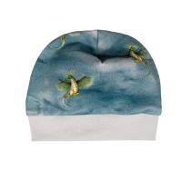 3tlg. Set Pumphose-Mütze-Tuch "Fliegende Drachen" Dragon - Geschenk Geburt Baby Jungen Frühchen Bild 4