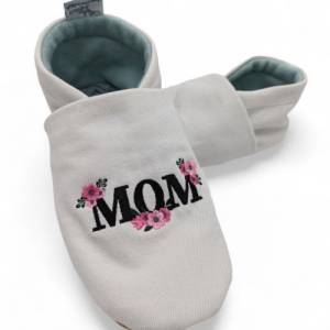Hausschuhe, Pantoffeln für Damen, Mom, Mama, bestickt, personalisierbar Bild 9