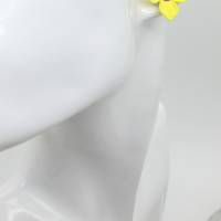 Kleine Ohrstecker mit gelben Blumen, leichte Ohrringe für den Sommer, Ohrstecker aus Ton, florale Ohrstecker, Geschenk Bild 7