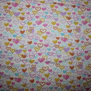 15,50 EUR/m Jersey Herzen bunt auf cremeweiß Baumwolljersey Bild 2