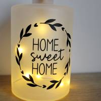 Flaschenlicht "Home Sweet Home" aus der Manufaktur Karla Bild 3