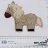 Pferd Pony Hobbyhorsing Pferdchen Applikation Patch zum Annähen Aufbügeln für Schultüte & co. Bild 3