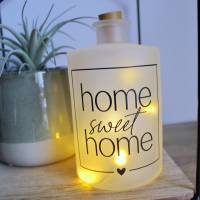 Flaschenlicht "Home" aus der Manufaktur Karla Bild 1
