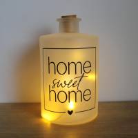 Flaschenlicht "Home" aus der Manufaktur Karla Bild 6