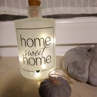 Flaschenlicht "Home" aus der Manufaktur Karla Bild 8