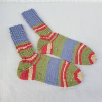 Damensocken handgestrickt bunte Socken Größe 38/39 Bild 4