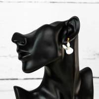 Ohrringe Boho Hase aus Polymer Clay • Ohrschmuck Bild 8