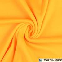Stoff Polyester Fleece gelb Antipilling beidseitig weich Bild 1