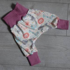 Babyset/Kinderset/Kleidungsset/Oversized-Pulli/Pumphose/Babypulli/Babyhose/Mitwachshose/Giraffe/rosa Bild 8