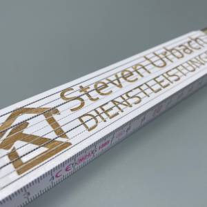 Zollstock personalisiert mit Gravur aus Holz Bild 5