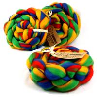HARLEKIN - Multicolor Kammzug, Merinowolle, 100g Bild 2