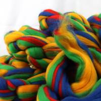 HARLEKIN - Multicolor Kammzug, Merinowolle, 100g Bild 4