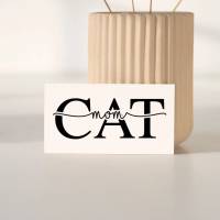 Vinyl-Aufkleber "Cat Mom" | Sticker für Katzenfreunde Bild 1