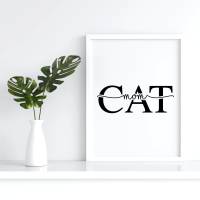 Vinyl-Aufkleber "Cat Mom" | Sticker für Katzenfreunde Bild 3