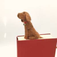 Lesezeichen Foxterrier - bewacht das Buch seiner Besitzer, witziges Lesezeichen für Hundefreunde Bild 5