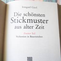 Buch " Die schönsten Stickmuster aus alter Zeit " Irmgard Gierl Bild 2