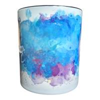 Grinsekatze Tasse in knalligen Farben, 330ml Fassungsvermögen VG Bild 5