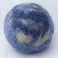 Filzball Wolle 6,1 cm waschbar handgemacht zum Spielen, Jonglieren, Handtraining, Entspannen Bild 3