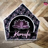 Digipapier indische Muster, Variante violett, Digistamp Lotusblüte, Lotusblume, Indien, indisches Design senSEASONal Bild 2