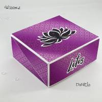 Digipapier indische Muster, Variante violett, Digistamp Lotusblüte, Lotusblume, Indien, indisches Design senSEASONal Bild 5