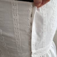 Kleid Regency aus Baumwollbatist mit Stickerei Bild 7