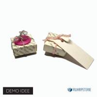 10 Mini Origami Geschenkboxen | Handgemachte Geschenkschachtel für Gastgeschenk Geldgeschenk Bild 7