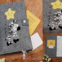 Stickdatei Doodle Zebra mit optionaler 3D Mähne Bild 10