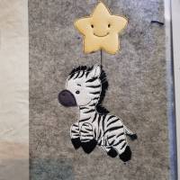 Stickdatei Doodle Zebra mit optionaler 3D Mähne Bild 8