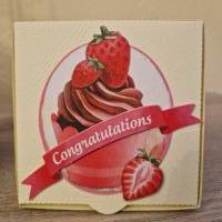 Erdbeere / Geschenkverpackung / Cupcake / süß / Geschenkverpackung in Erdbeer Motiv / Erdbeeren Verpackungsideen Bild 2