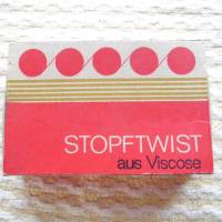 Vintage Stopftwist aus Viscose DDR aus den 1970er oder 1980er Jahren Bild 1